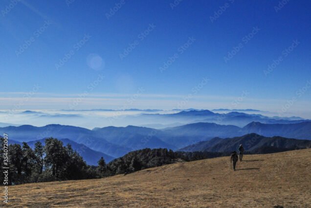 Brahmatal trek. Chamoli, Uttarakhand, India.